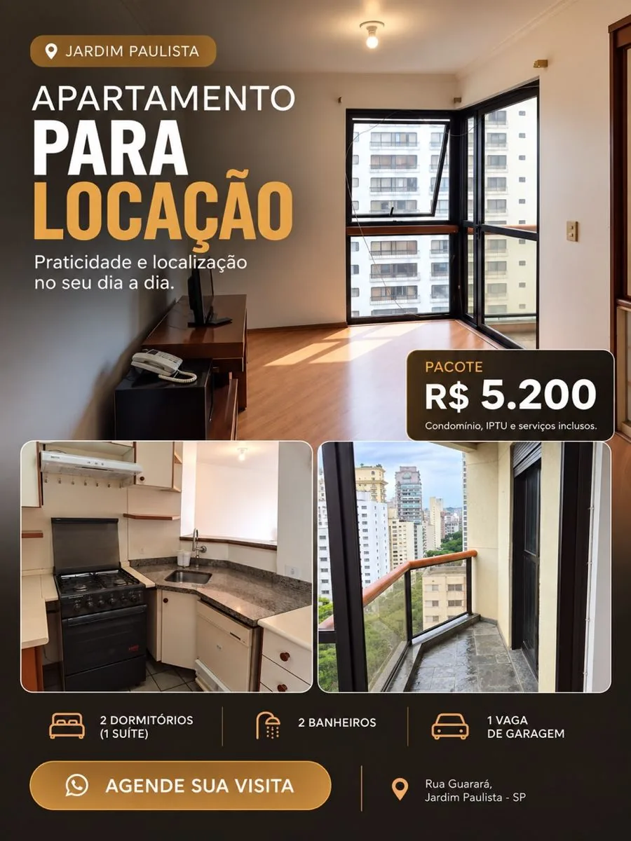Arte aluguel apartamento com preço