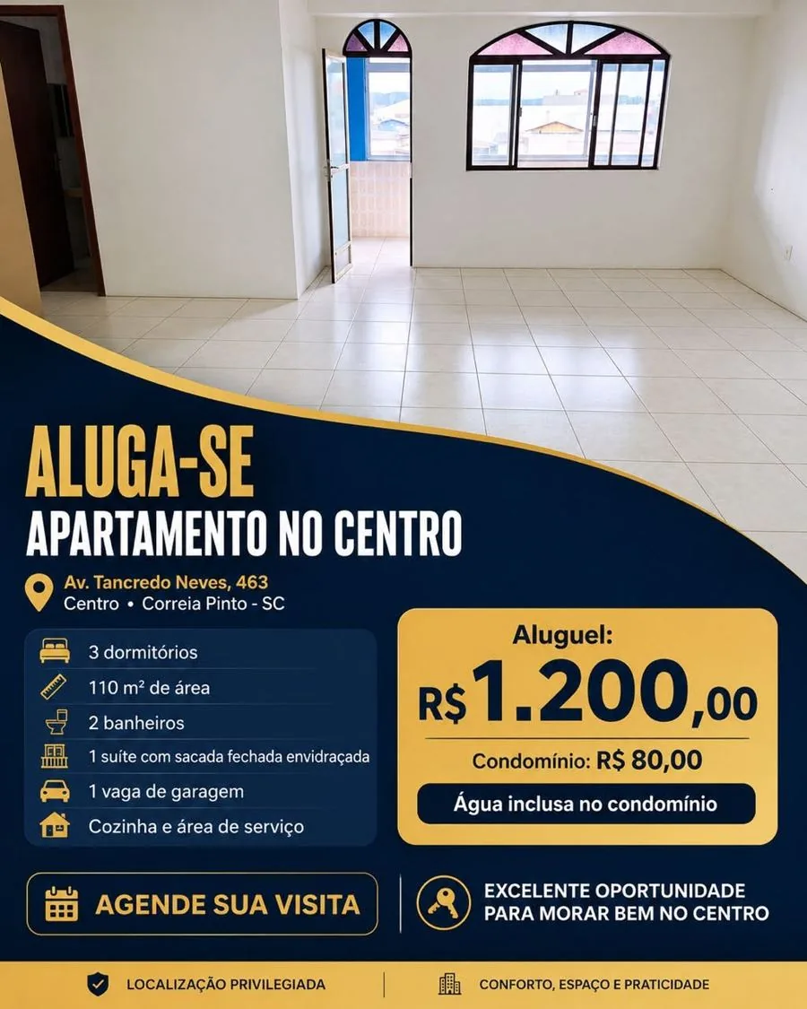Arte aluguel apartamento com preço